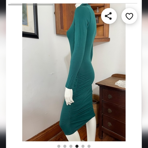 Gently used Venus ruched dress - Picture 6 of 13